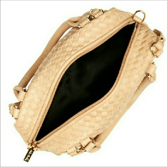 Pink Haley Rorie Woven Grey Satchel - Picture 3 of 3